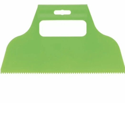 Шпатель зубчатый пластмассовый 230 мм,зуб 2х2 мм, Сибртех