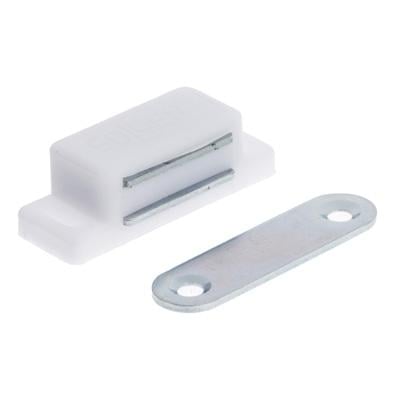 Магнит мебельный SOLLER L-42 12,5мм белый (шт)