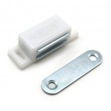 Магнит мебельный SOLLER L-45 14мм белый (шт)