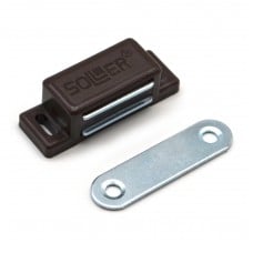 Магнит мебельный SOLLER L-45 14мм коричневый (шт)