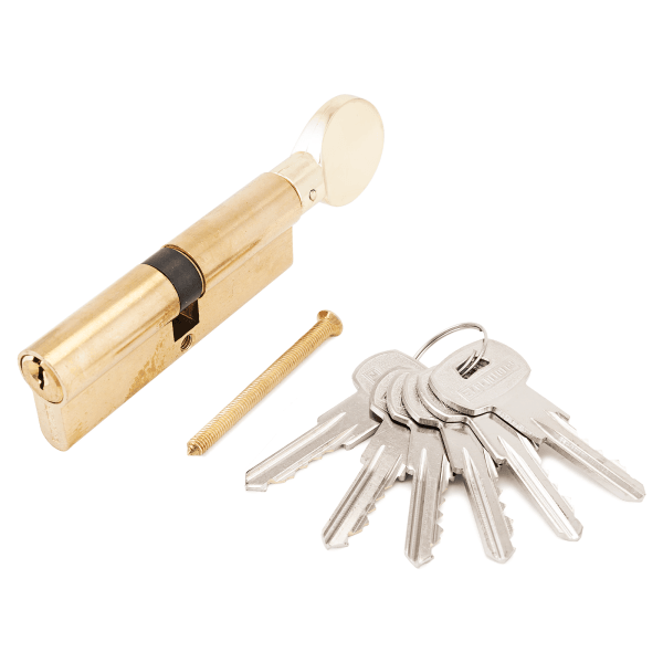 Механизм цилиндровый ключ/верт АЛЛЮР А.G 100-6K PB латунь ш.к 7809 (шт)