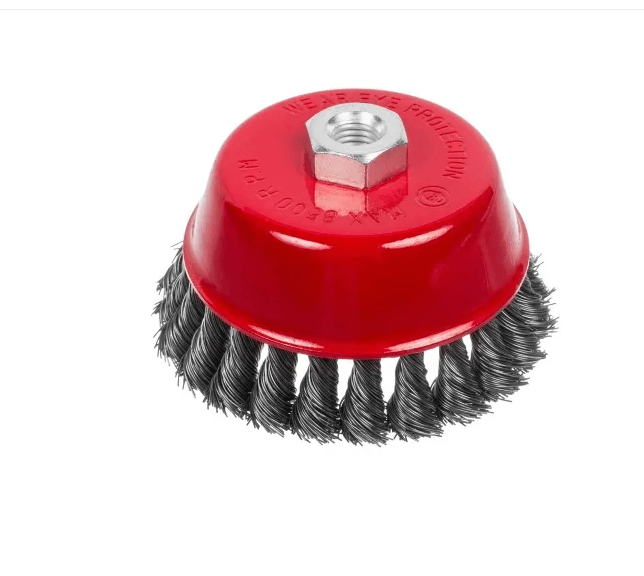 Щетка металлическая чашечная жесткая проволока 75мм*14мм (усиленная) YIDA
