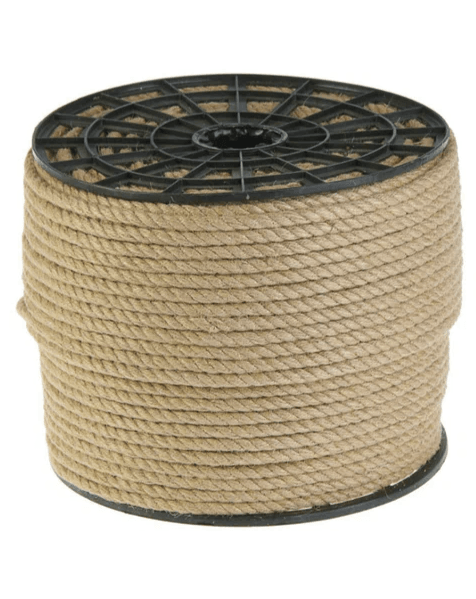 Канат джут  4мм*400м, крученый, МДС, 7930050321172 (м)