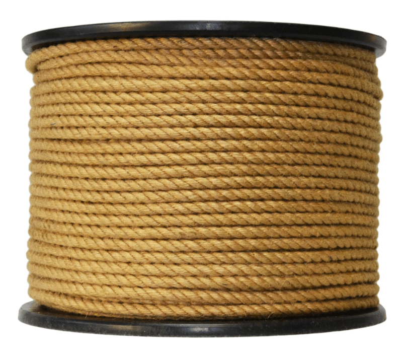 Канат джут  8мм*200м, крученый, МДС, 7930050321189 (м)