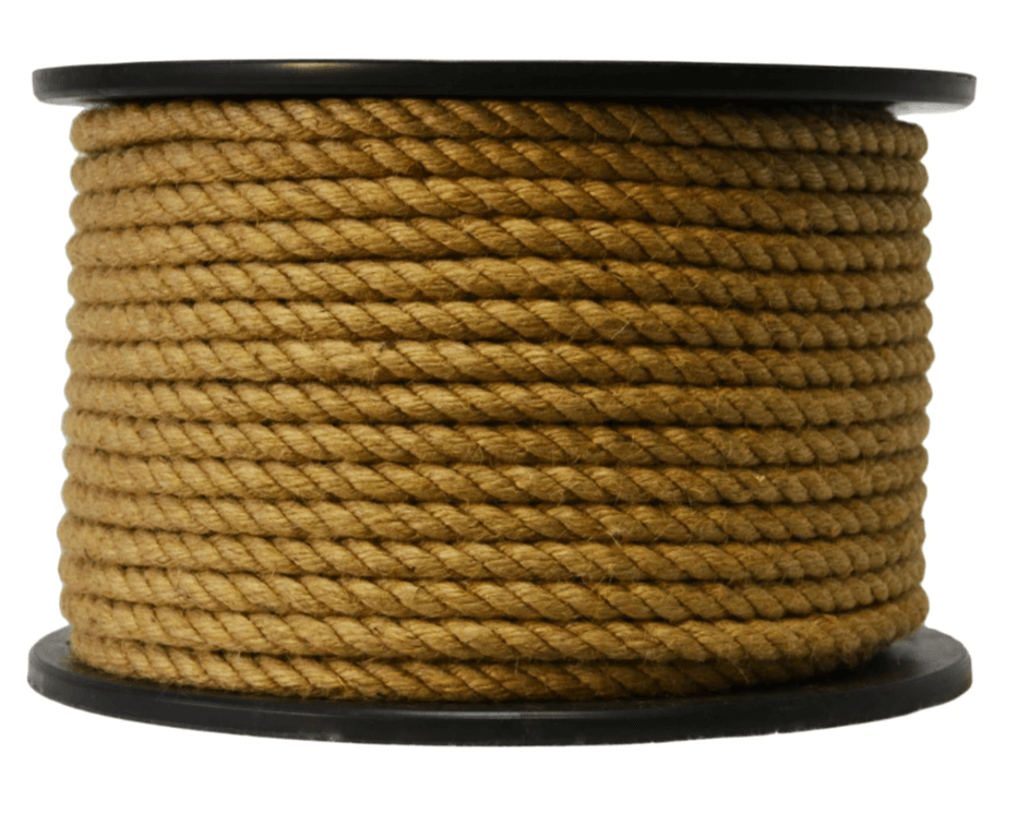 Канат джут 10мм*100м, крученый, МДС, 7930050321196 (м)