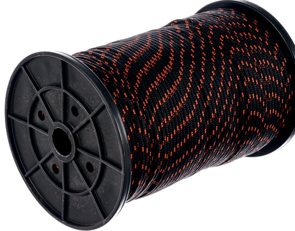 Шнур  4мм(16пр)*300м полипропиленовый плетеный с сердечником, нагрузка 286кг, МДС, 7930050320328 (м)