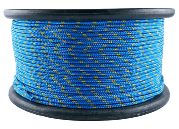 Шнур  6мм(16пр)*200м полипропил. плетеный с сердечником, цветной, нагрузка 633кг, МДС, 79300503 (м)