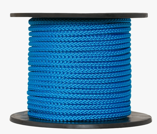 Шнур  8мм(8пр)*200м полипропиленовый плетеный без сердечника, нагрузка 622кг, МДС, 7930050320229 (м)