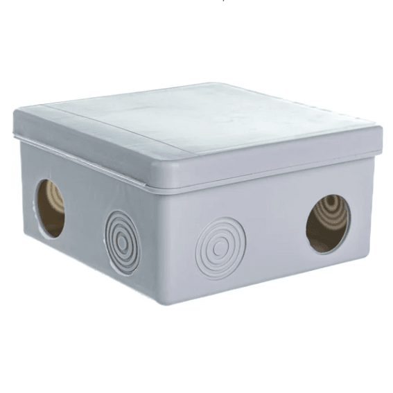 Коробка распаячная УралПак (100х100х50)мм квадрат 8вх для ОП IP54 (шт)