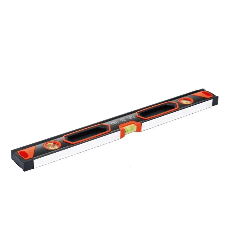 Уровень строительный, PRO двухкомпонентные ручки, 3 глазка, 800мм, толщ. 1,2мм