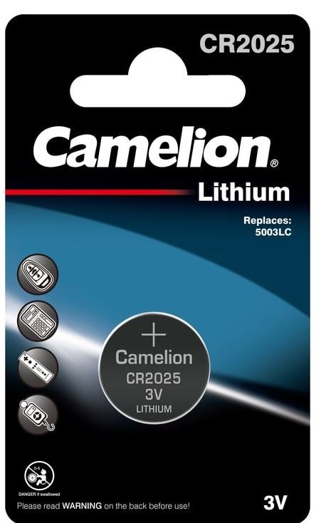 Батарейка Cameliuon CR 2025 BL-1 / шт