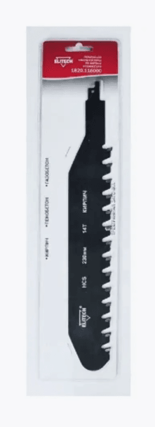 Полотно,пилка для сабельной пилы по кирпичу,S1243HM  BIM,230мм, уп.1шт Elitech, упак ,КИТАЙ