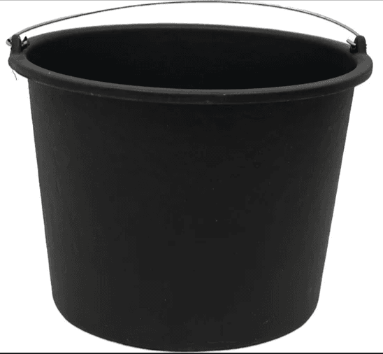 Ведро строительное круглое пластмассовое, ударопрочное, 16л, (шт.)