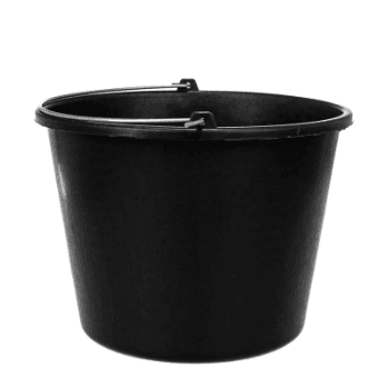 Ведро строительное круглое пластмассовое, ударопрочное, 16л, (шт.)