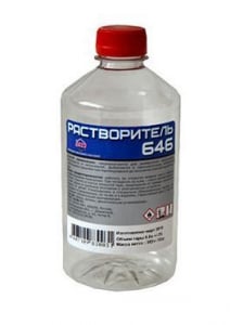 Растворитель 646 ГОСТ  ПНД 0,5 л./25/1200 ДПХИ