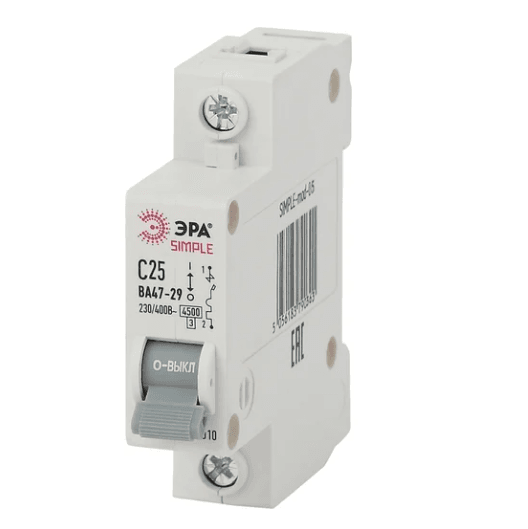 Авт.выкл. ЭРА SIMPLE 1-Р ,32А, ВА47-29 С,4,5кА/12 (шт)