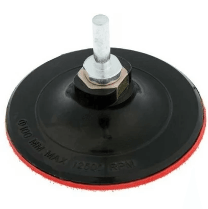 Насадка для дрели и ушм с липучкой твердая  100 мм