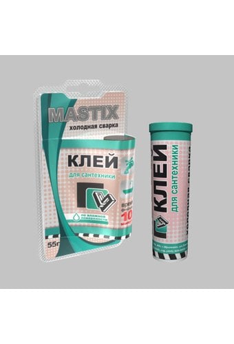 Mastix холодная сварка "Клей для Сантехники" туба 55 г./48