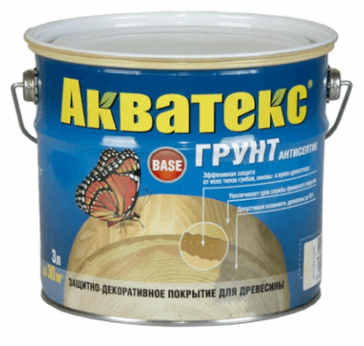 Акватекс Грунт-антисептик 2,7 л./4