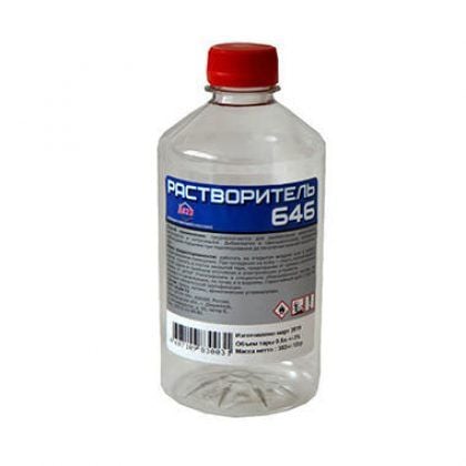 Растворитель 646 ГОСТ  ПНД 1 л./20/600 ДПХИ