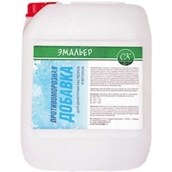 Противоморозная добавка ЭМАЛЬЕР в бетон и цементные.растворы 5 л (до -20 гр)/90