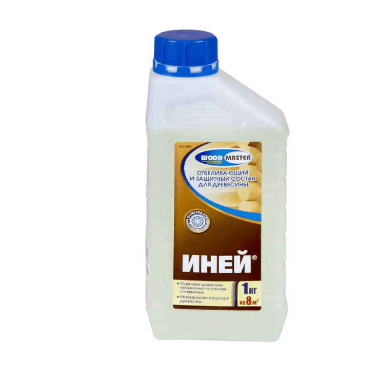 ИНЕЙ отбеливающий и защитный комплекс для древесины 1 кг./12