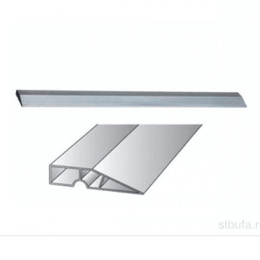 Правило алюминиевое "Трапеция", 2 ребра жесткости, L-1.0 м, Россия// Сибртех