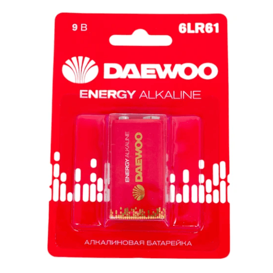 Батарейка DAEWOO 6LR61 BL-1 (крона)