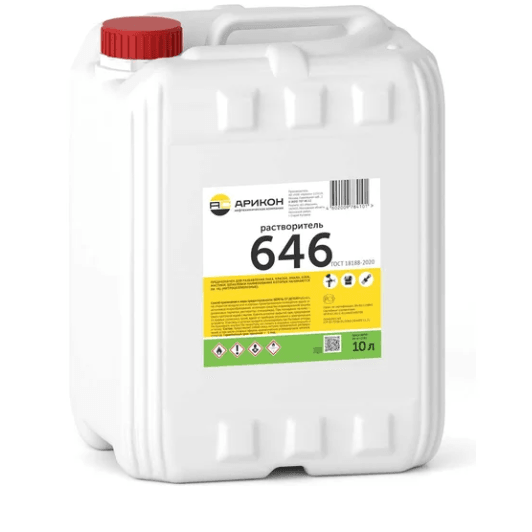 Растворитель 646 ГОСТ Кан 10 л. ГОСТ