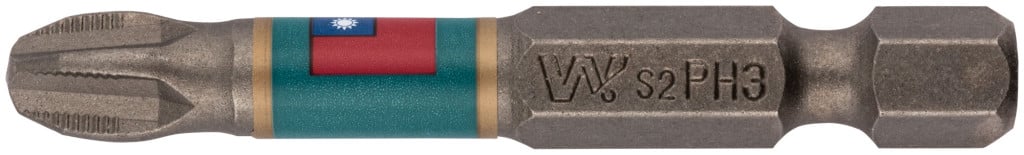 Биты PH3х50 мм WP, сталь S2 с насечкой (шт)