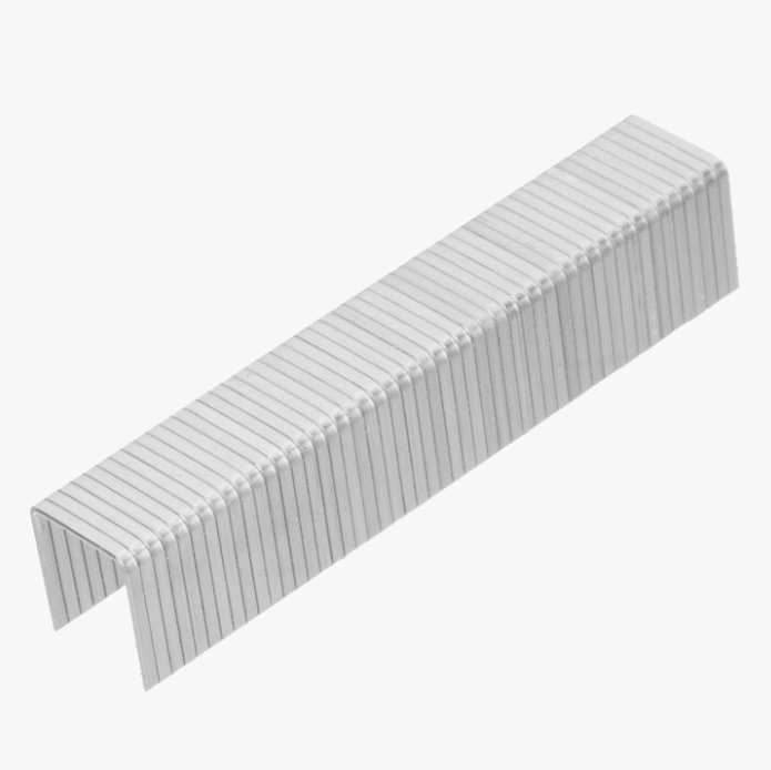 Скобы для степлера закаленные прямоугольные 10.6 мм х1.2 мм (шир. тип140) 6 мм (100шт) (уп)