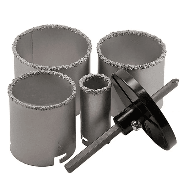 Алмазная коронка по керамической плитке 33,53,73,83мм переходник