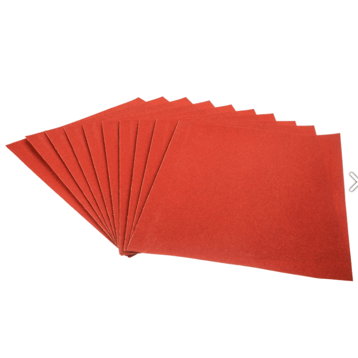 Шлифовальная шкурка  на бумажной основе P320, лист 220х270мм 10шт, (шт.)