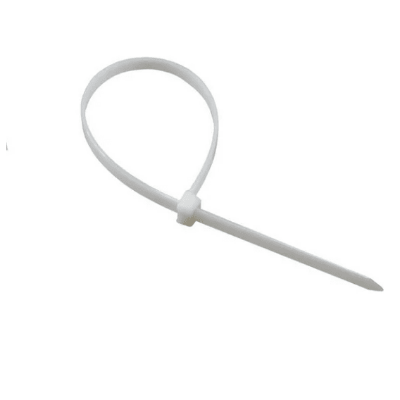 Хомут-стяжка нейлоновая морозостойкая REXANT 250х3,6мм, белая (100шт/уп)