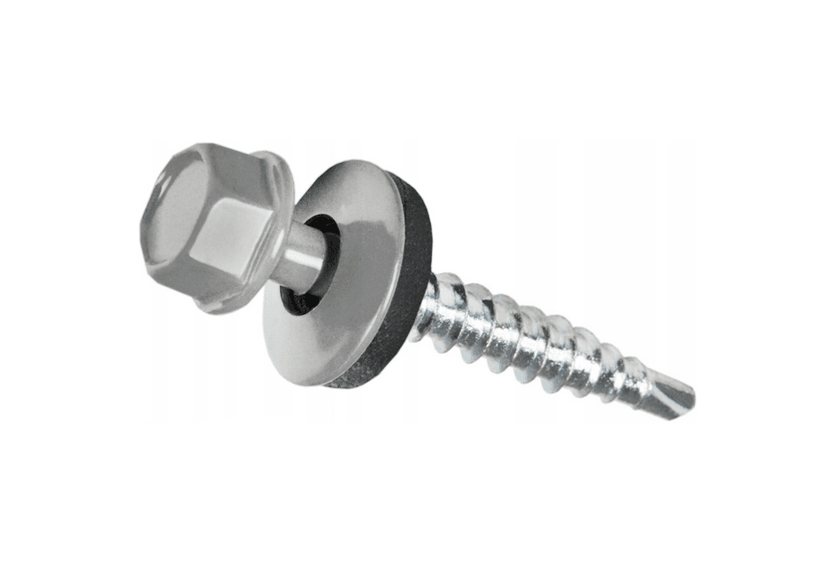 Саморез кровельный с шайбой удлин. сверло цинк 5,5х38 (шт)