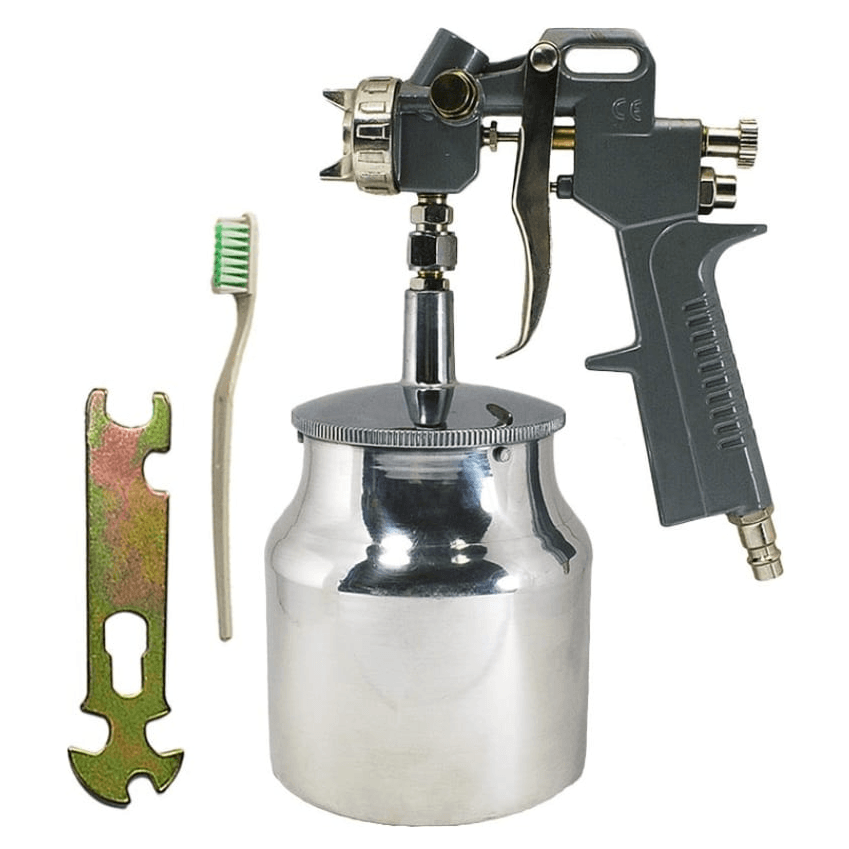 пистолет для краскопульта S-990S 1000мл (нижний бачок)