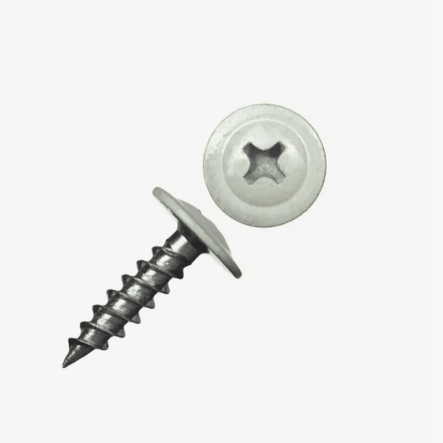 Саморез ПШ Daxmer Стандарт со сверлом 4.2*16 мм (9003) Белый (шт)