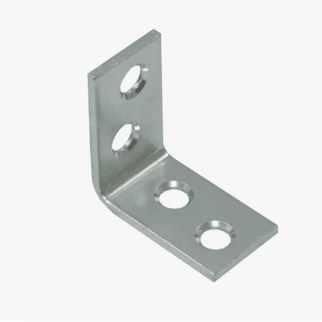 Уголок крепежный 25х25х14х1,8цинк (шт)