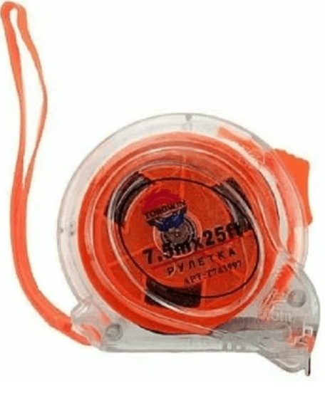 Рулетка 7.5м х 25мм TORGWIN