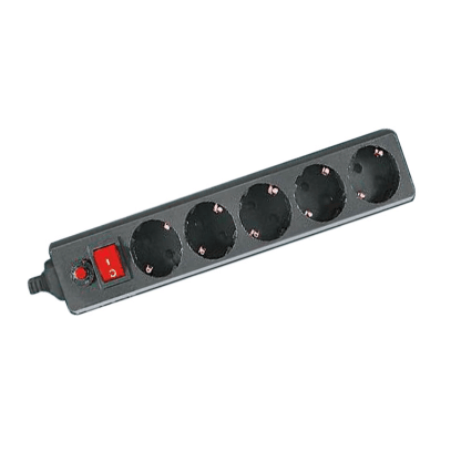 Сетевой фильтр General 5гн 3м, 16А, ПВС 3*1мм2, черный GPS-5-16-3х1-300-В (шт)