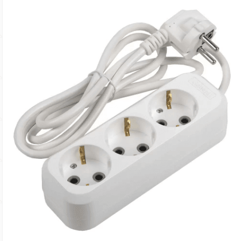 Удлинитель DOMTOK 1,5м с/з ПВС 3х0,75 2200 Вт (шт)