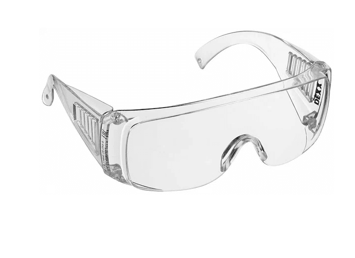 Защитные очки открытого типа с боковой вентиляцией DEXX прозрачные (11050_z02)