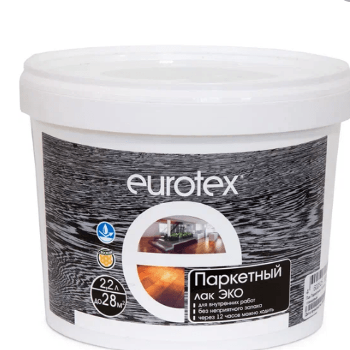 Eurotex-ЭКО лак паркетный матовый 2,2 кг./4