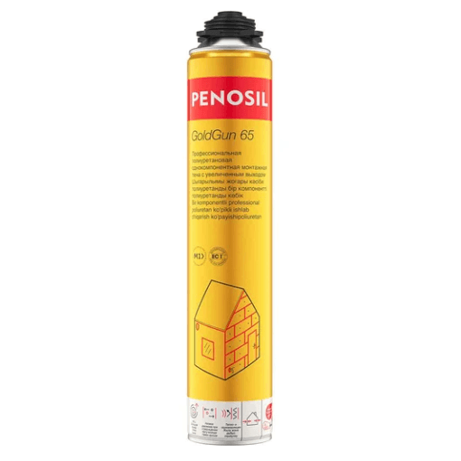 PENOSIL GoldGun 65 пена монтажная профессиональная золотая зимняя 875 мл