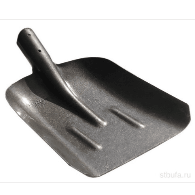 Лопата совковая S-2 рельс. ст., усиленная с двумя ребрами жесткости (шт)