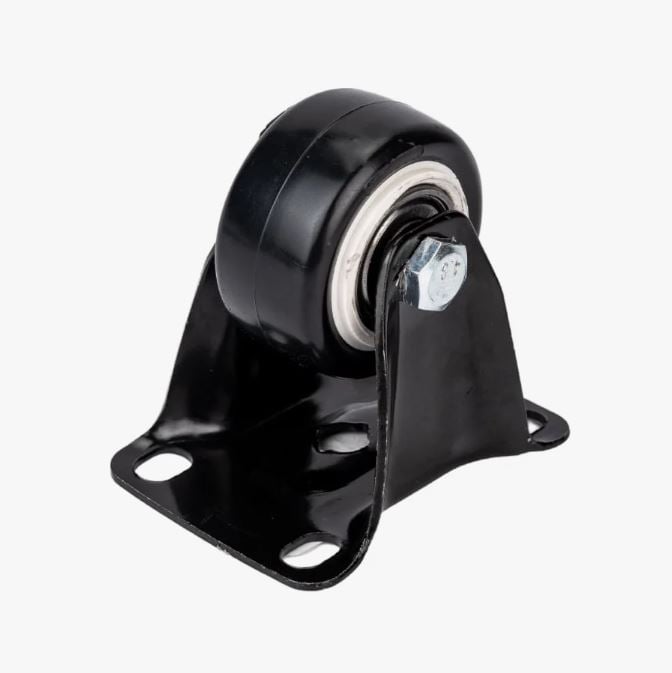 4052040 Колесо черная резина 40мм не поворот (20/50)