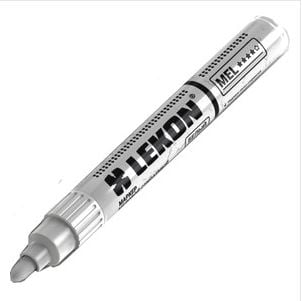 Маркер меловой белый 4 мм стираемый для временной разметки LEKON MEL 014594 (шт)