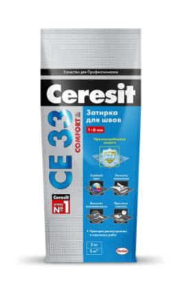 CERESIT CE33 затирка для швов Белый 2 кг./12/432