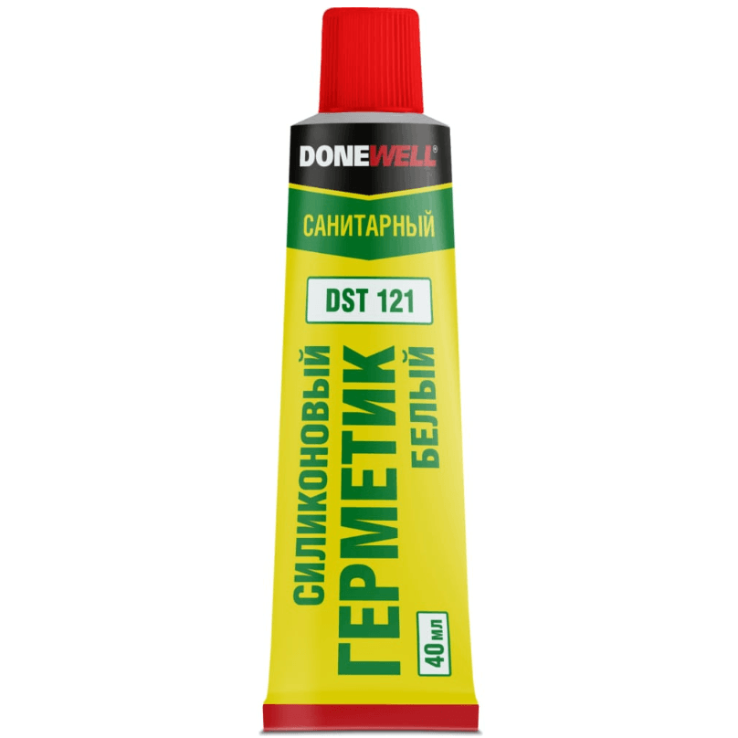 DONEWELL герметик силиконовый Санитарный белый 40 мл DST-121/24