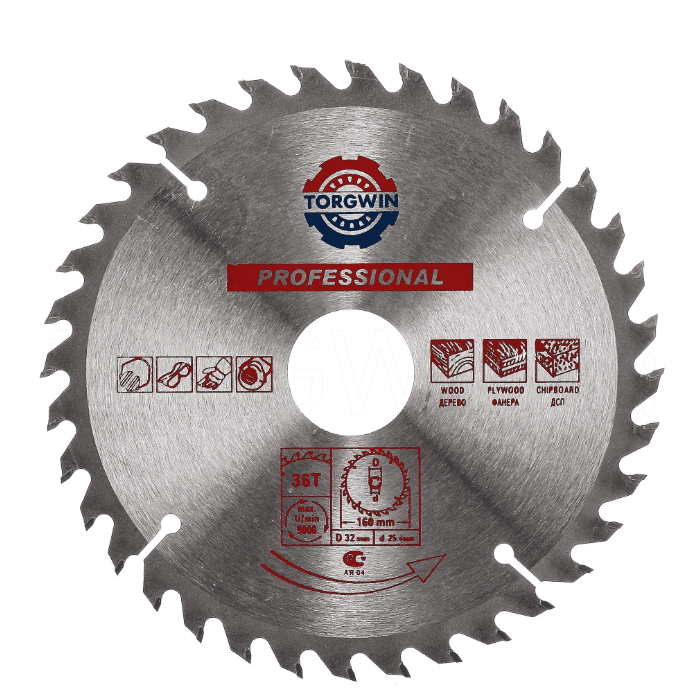 Диск пильный по дереву 160 36зуб.*32/30/25,4мм
